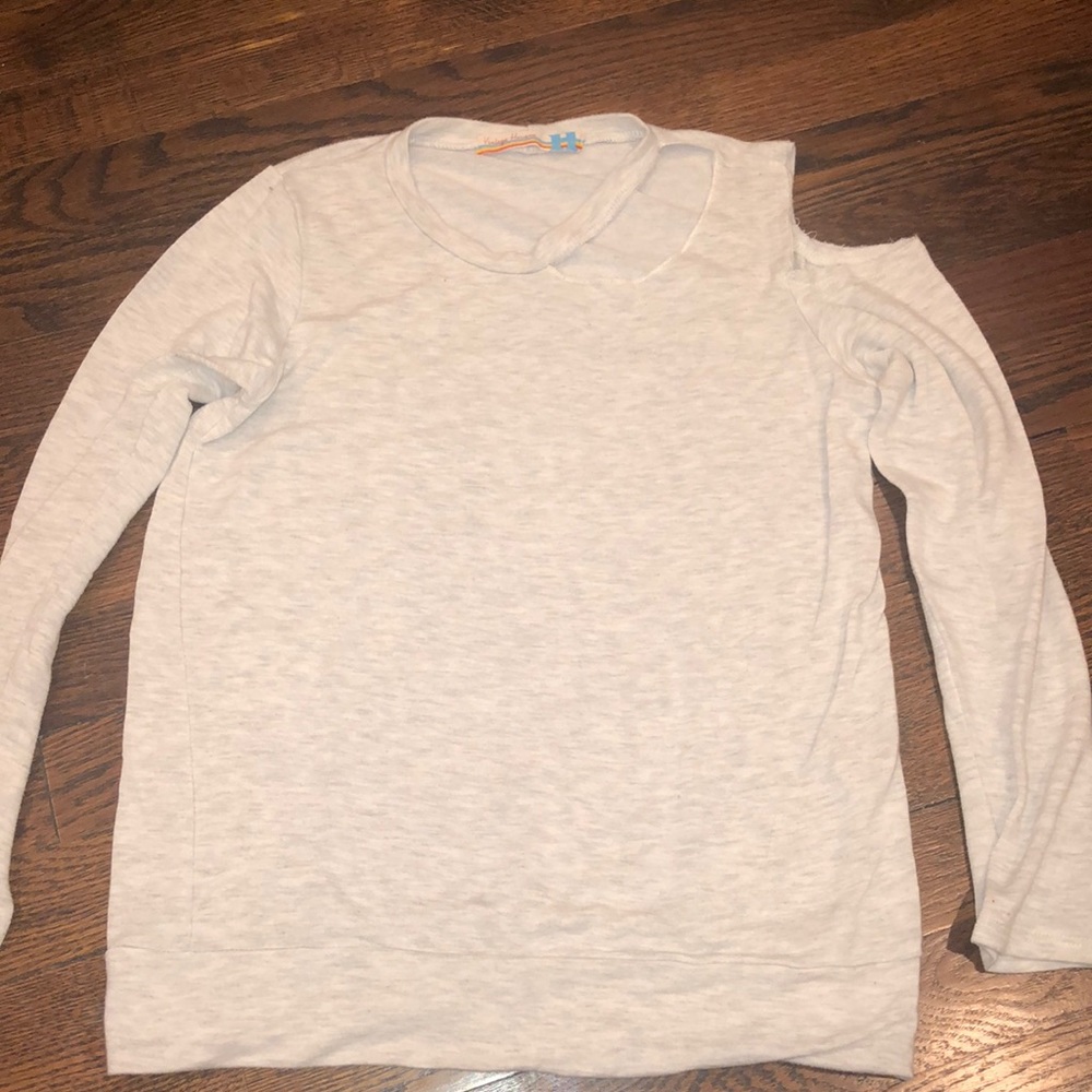 Cutout Long Sleeve Shirt